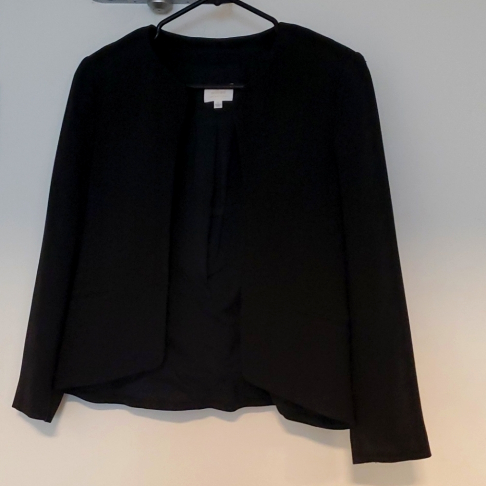 Wilfred Cropped blazer, Black, Size 4